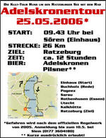 Adelskronentour 2006 am Donnerstag, 25.05.2006