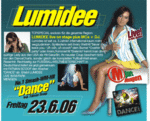 M-PARK LADIES CLUBNIGHT  + US-SUPERSTAR LUMIDEE live! am Freitag, 23.06.2006