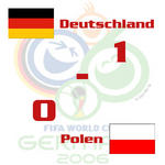 Fuball Weltmeisterschaft 2006 Deutschland - Polen am Mittwoch, 14.06.2006