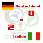 Deutschland - Italien (0:2) am Dienstag, 04.07.2006