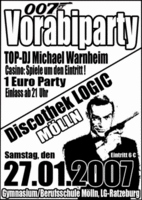 Vorabiparty 007 - Frag niemals wie!! UPDATE am Samstag, 27.01.2007