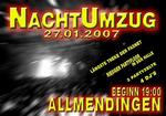 Nachtumzug Allmendingen am Samstag, 27.01.2007