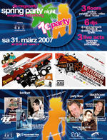 Mega SPRING Party NIGHT 2007 am Samstag, 31.03.2007