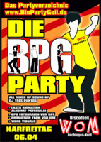 +++ BINPARTYGEIL PARTY im WOM in 72379 Hechingen +++ am Freitag, 06.04.2007