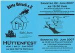 Httenfest in Ostrach am Samstag, 02.06.2007