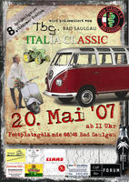 Italia Classic 8 (2007) Bad Saulgau Festplatz am Sonntag, 20.05.2007