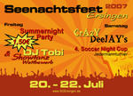 Seenachtsfest in Ersingen mit DJ Tobi am Freitag, 20.07.2007