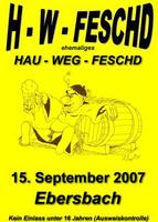 H-W-FESCHD (HAU-WEG-FESCHD) am Samstag, 15.09.2007
