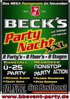 BECKs PartyNacht XXL am Samstag, 10.11.2007