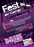 Fest der Klnge am Samstag, 29.12.2007