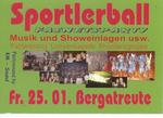 Sportlerball / Jgermeisterball mit DJ am Freitag, 25.01.2008