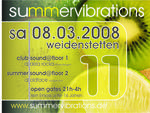 Summervibrations # 11 am Samstag, 08.03.2008