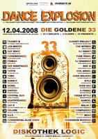 DANCE EXPLOSION pres.: DIE GOLDENE 33 am Samstag, 12.04.2008