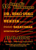 20. Open Air Binzwangen am Freitag, 27.06.2008
