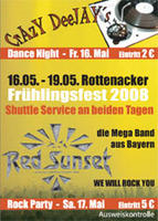 Party Nacht mit den Crazy - Deejays am Freitag, 16.05.2008