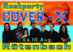 Rockparty mit Cover X am Samstag, 16.08.2008