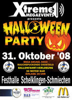 MEGA HALLOWEEN PARTY - Schmiechen am Freitag, 31.10.2008