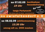 NZ Zwiefaltendorf - Die Jahrhundertparty- 100 Jahre Bachbahner - mit DJ Tobi am Samstag, 07.02.2009