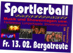Sportlerball / Jgermeisterball mit DJ am Freitag, 13.02.2009
