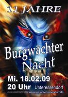 11 Jahre Burgwchternacht am Mittwoch, 18.02.2009