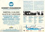 KOMMT ZUSAMMEN! - DAS ELEKTRONISCHE STADTHAFENFESTIVAL am Samstag, 11.04.2009