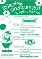 Bltenfest Oberteuringen mit BARFUSS am Donnerstag, 30.04.2009