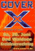 Blaulichtparty mit COVER-X am Samstag, 20.06.2009