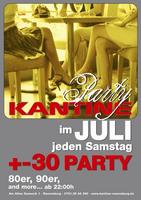 Club Kantine Party am Samstag, 18.07.2009