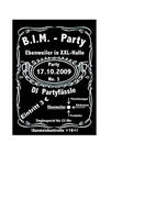 B.I.M. Party am Samstag, 17.10.2009