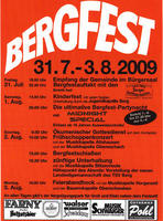BERGFEST-PARTYNACHT mit Midnight Special 4 bis 21.30 Uhr!! am Samstag, 01.08.2009