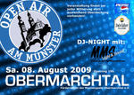 OPEN AIR AM MNSTER DJ- Night mit MMS am Samstag, 08.08.2009