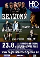 Sunrise Avenue - Reamonn - Milow - Maria Mena - Revolverheld - Hegau Bodensee Open Air am Sonntag, 23.08.2009