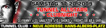 Tunnel Allstars Club Nite am Samstag, 17.10.2009