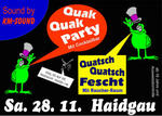 Quak Party - Quatsch Fescht in Haidgau am Samstag, 28.11.2009