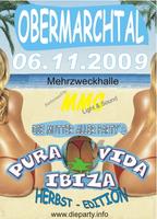 Pura Vida Ibiza am Freitag, 06.11.2009