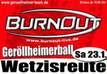 Gerllheimerball mit BurnOut am Samstag, 23.01.2010