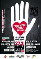 !Techno! Sprit und Dirty Breaks - 15 Jahre Go-Kartbahn am Samstag, 27.02.2010