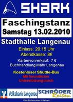 Faschingstanz mit SHARK @ Langenau am Samstag, 13.02.2010