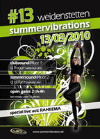 Summervibrations #13 am Samstag, 13.03.2010
