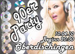 90er Party Oberdischingen am Samstag, 10.04.2010