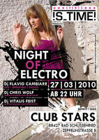 !S_TIME! Events pres. Flavio Cambiare & Chris Wolf & Vitalis Feist ( Night of Electro ) am Samstag, 27.03.2010