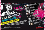 ARENA Gnzburg - DJ G-NICE Birthday Gang Bang am Samstag, 17.04.2010