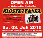 Groes Klostertaler Open-Air im Waldstadion Neufra am Samstag, 03.07.2010