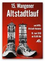 15. Wangener Altstadtlauf am Samstag, 19.06.2010