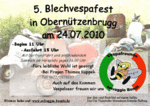 5. Blechvespafest am Samstag, 24.07.2010