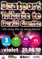 16 Party "Tribute to David Guetta" @ Club Violet am Freitag, 20.08.2010