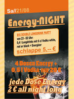 ARENA Gnzburg - Energy Night am Samstag, 21.08.2010