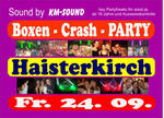 Haisterkirch Boxencrash Party am Freitag, 24.09.2010