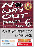 NO WAY OUT Party am Samstag, 11.09.2010