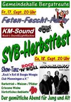 FETEN-FESCHT - PARTY mit DJs by KM-SOUND am Freitag, 17.09.2010